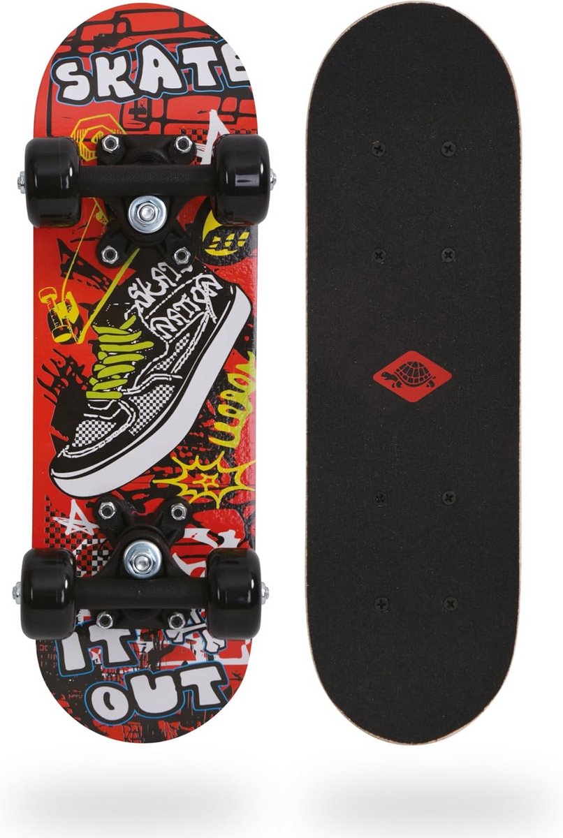 mini skateboard hout 17 inch voor kinderen vanaf 3 jaar inclusief griptape
