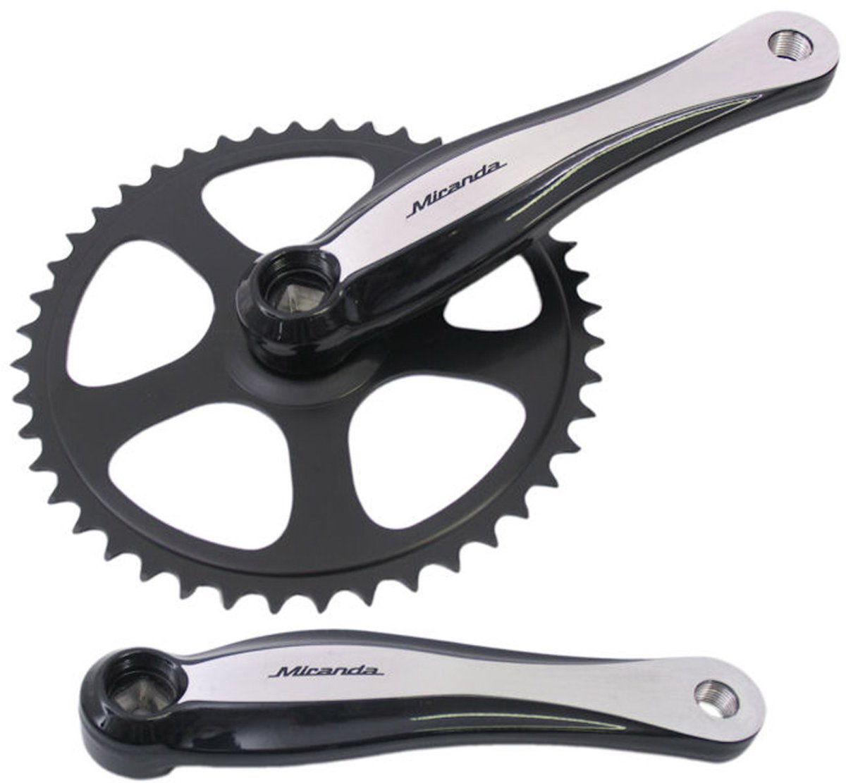 Miranda Crankstelset Beta1 44t 170 Mm Zwart/zilver Fiets kopen online