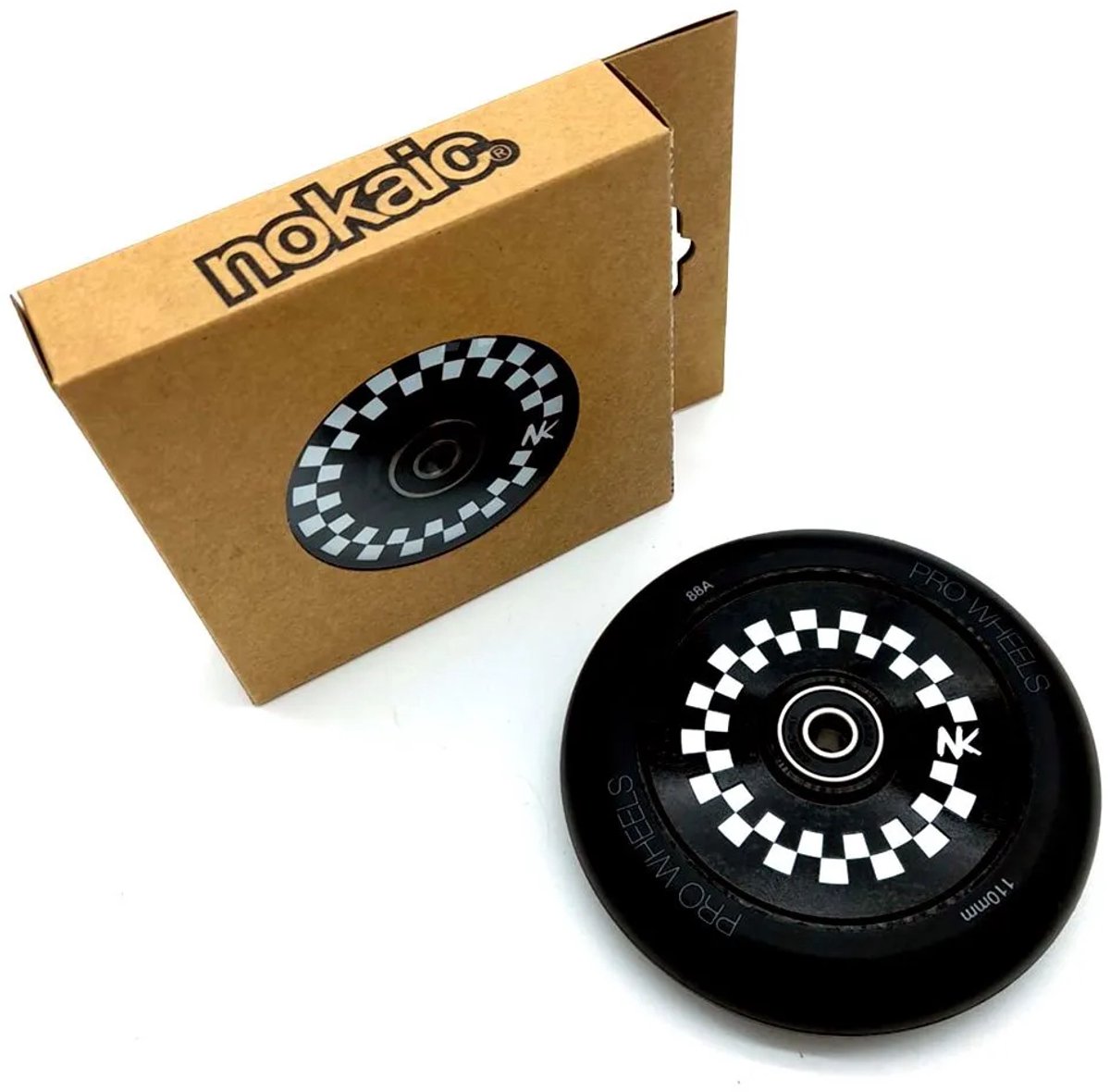 nokaic racing disc stepwiel zilver 110 mm