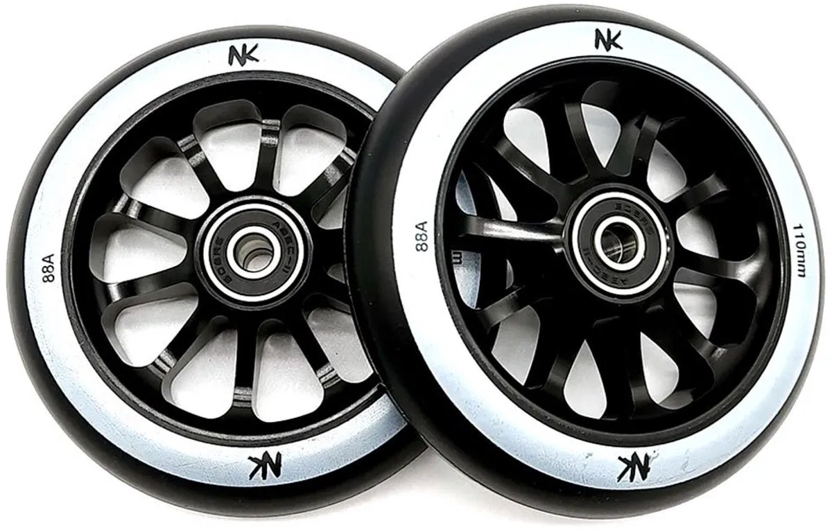 nokaic sport stepwiel zilver 110 mm