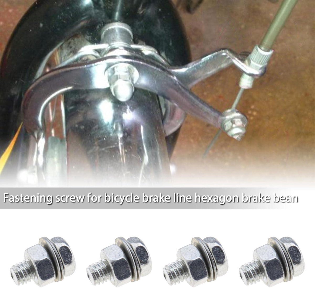 nordivar fiets kabel anker bouten fietsen accessoires set van 20 zwart bmx cross bike elektrische fiets opvouwbaar mountainbike racefiets ronde hoekige kop schroef