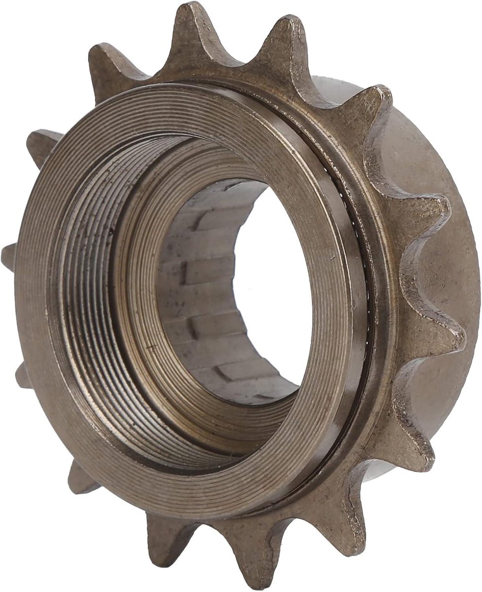 nordivar fiets vrijloop tandwiel single speed 14 tanden 34 mm mountainbike racefiets roestbestendig slijtvast zacht geluid bruin geschikt voor nordivar