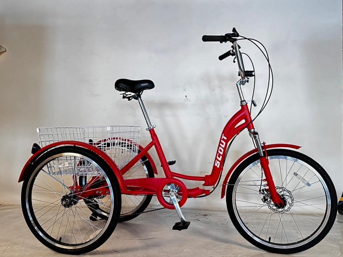 Opvouwbare Driewielfiets met 6 Versnellingen voor Volwassenen Driewieler kopen online