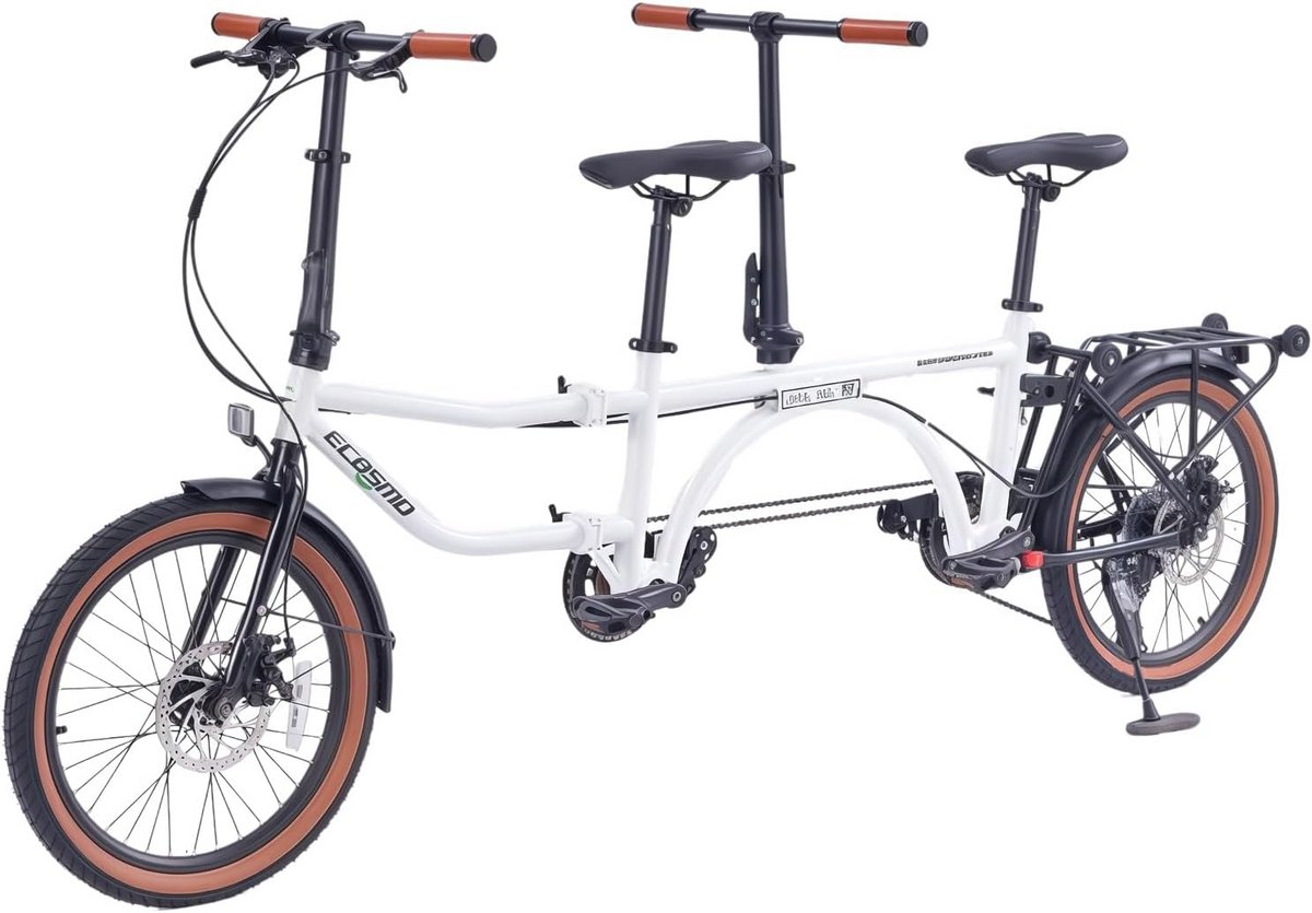 Opvouwbare Tandemfiets – 20 Inch Wielen – 7 Versnellingen – Ideaal voor Reizen Driewieler kopen online
