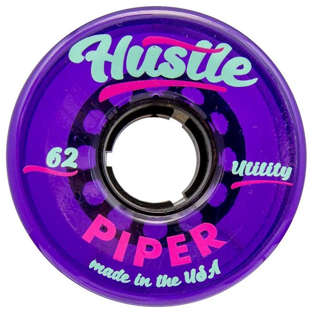 piper wheels hustle schaatswielen 4 eenheden paars 62 mm 82a