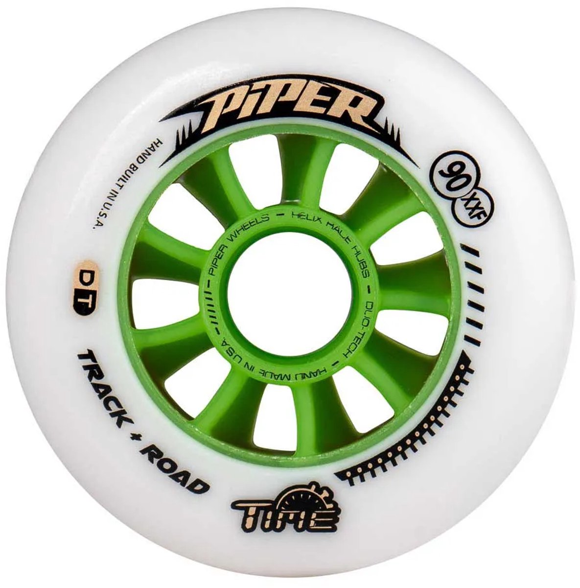 piper wheels time xxfast schaatswielen 8 eenheden zilver 90 mm