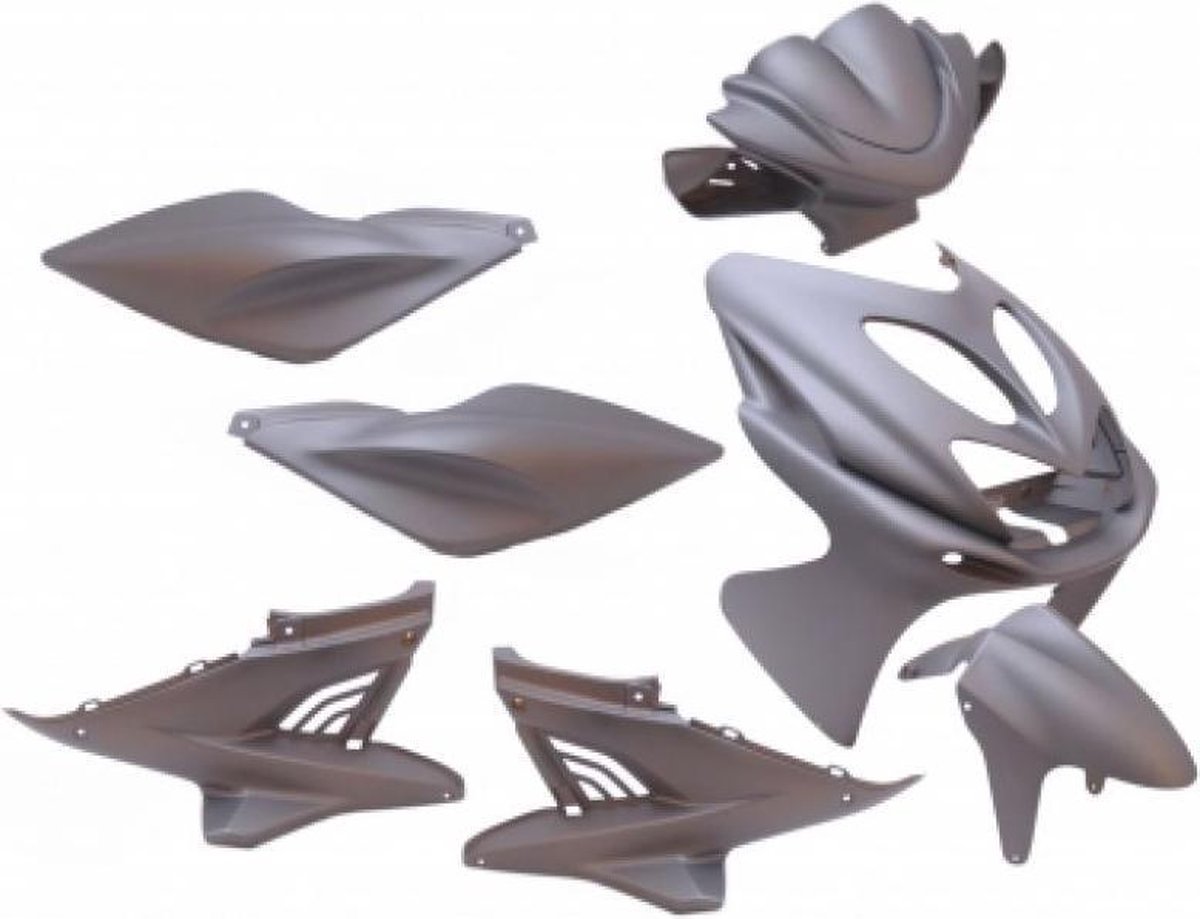 plaatset yamaha aerox tot bj 2014 9 delig mat grijs