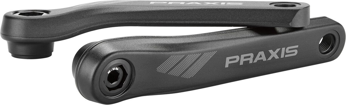 praxis e bike crankstel aluminium geschikt voor bosch yamaha 170mm