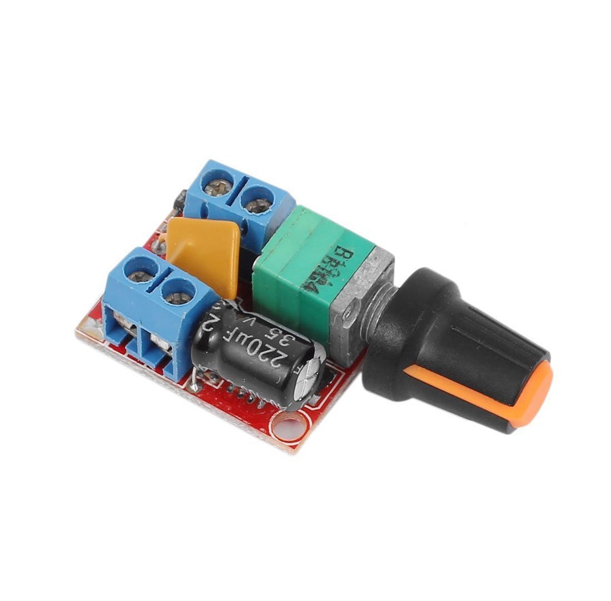 pwm dc motor toerentalregelaar met 3 35v spanningsbereik en led display