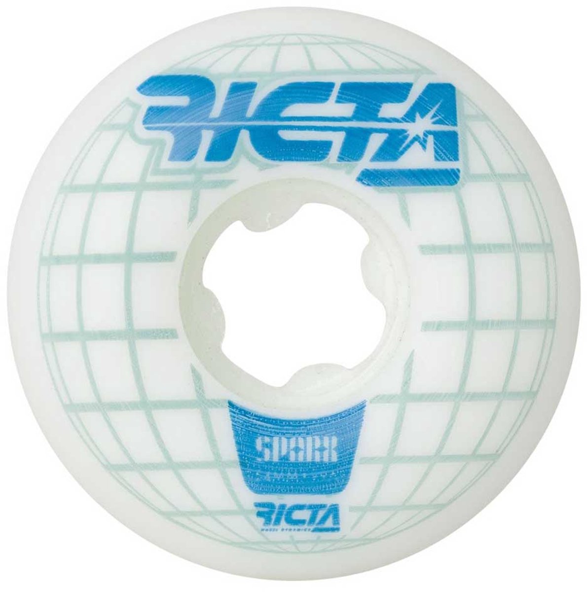 Ricta Wheels Wireframe Sparx White-Green Skateonderdeel kopen online