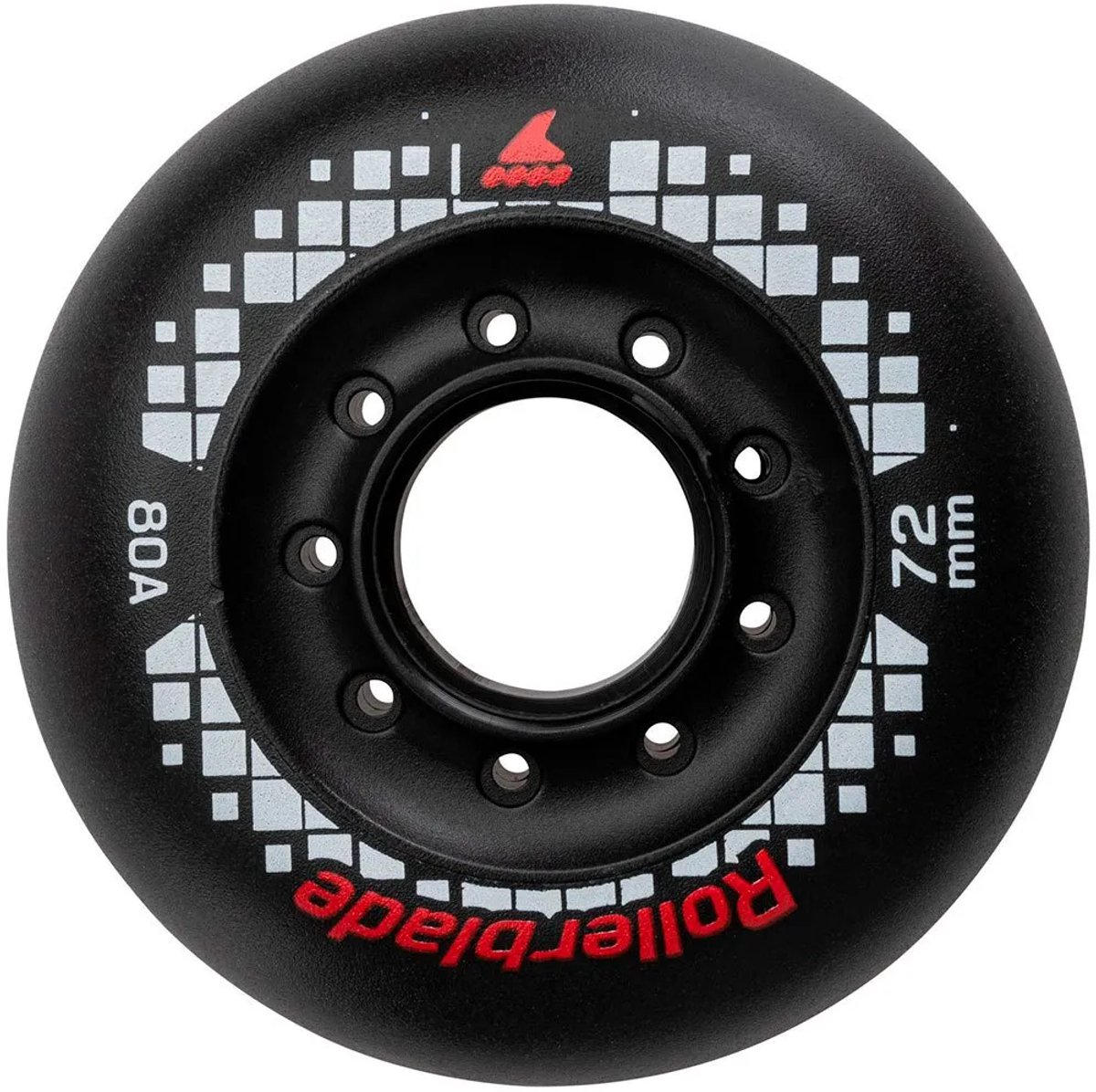 rollerblade 72 80a apex schaatswielen 4 eenheden zwart