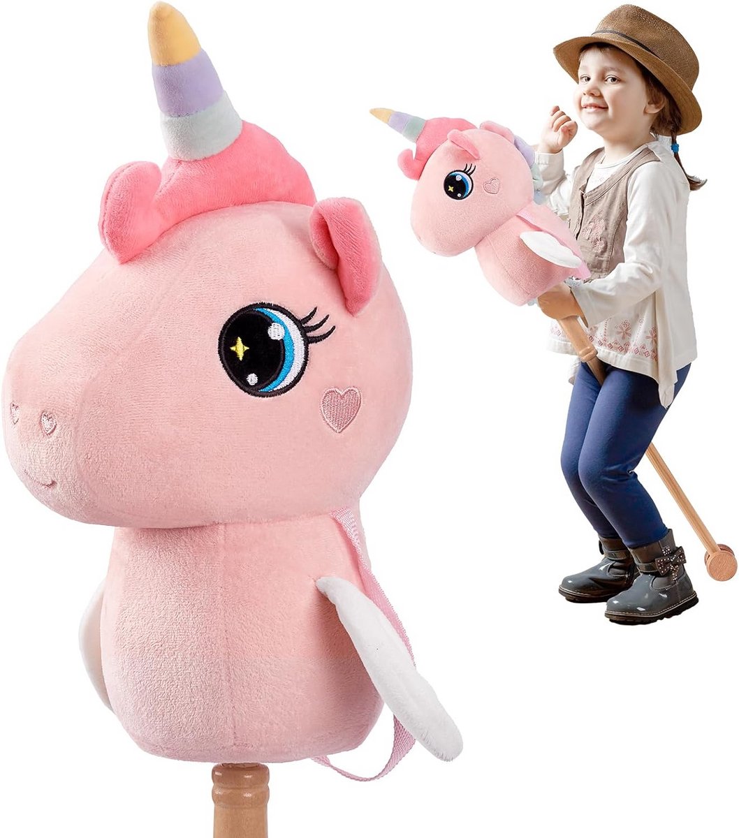 Roze Loopfiets Pony voor Peuters - Loop- en Schommelpaard Loopfiets kopen online