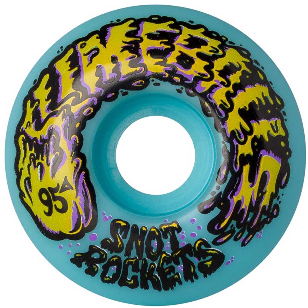 Santa Cruz Snot Rockets Skateboardwielen Blauw 53 mm/95A Skateonderdeel kopen online