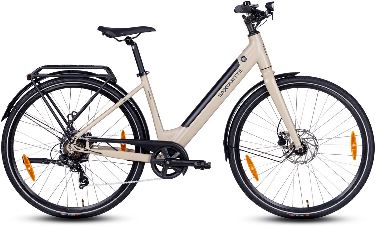 Saxonette Urbana dames ebike 7 sp 11.6 Ah creme Fiets (elektrisch) kopen online
