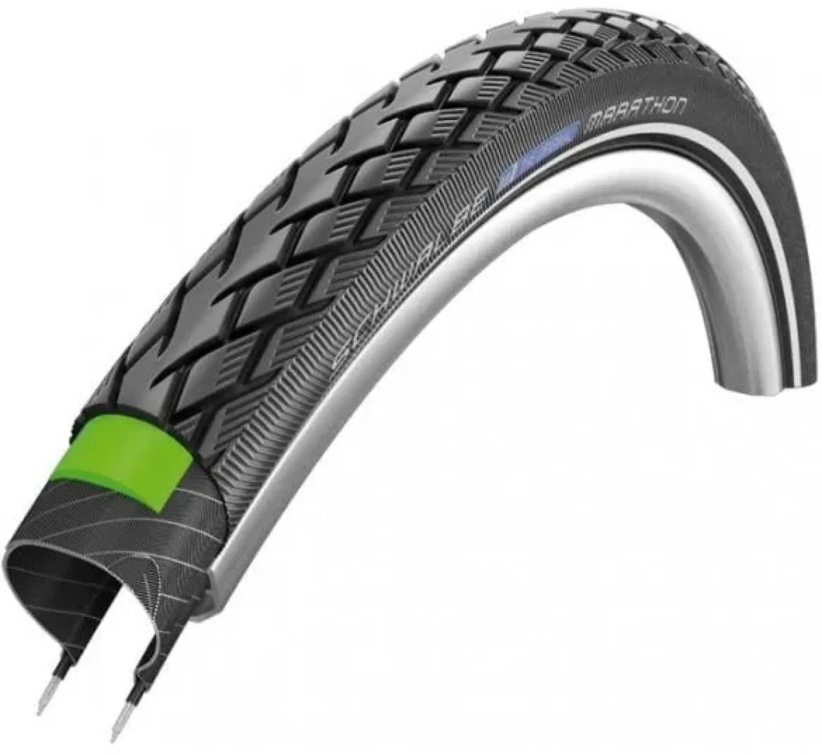schwalbe buitenband marathon g guard 26 inch x 1 75 zwart reflecterend