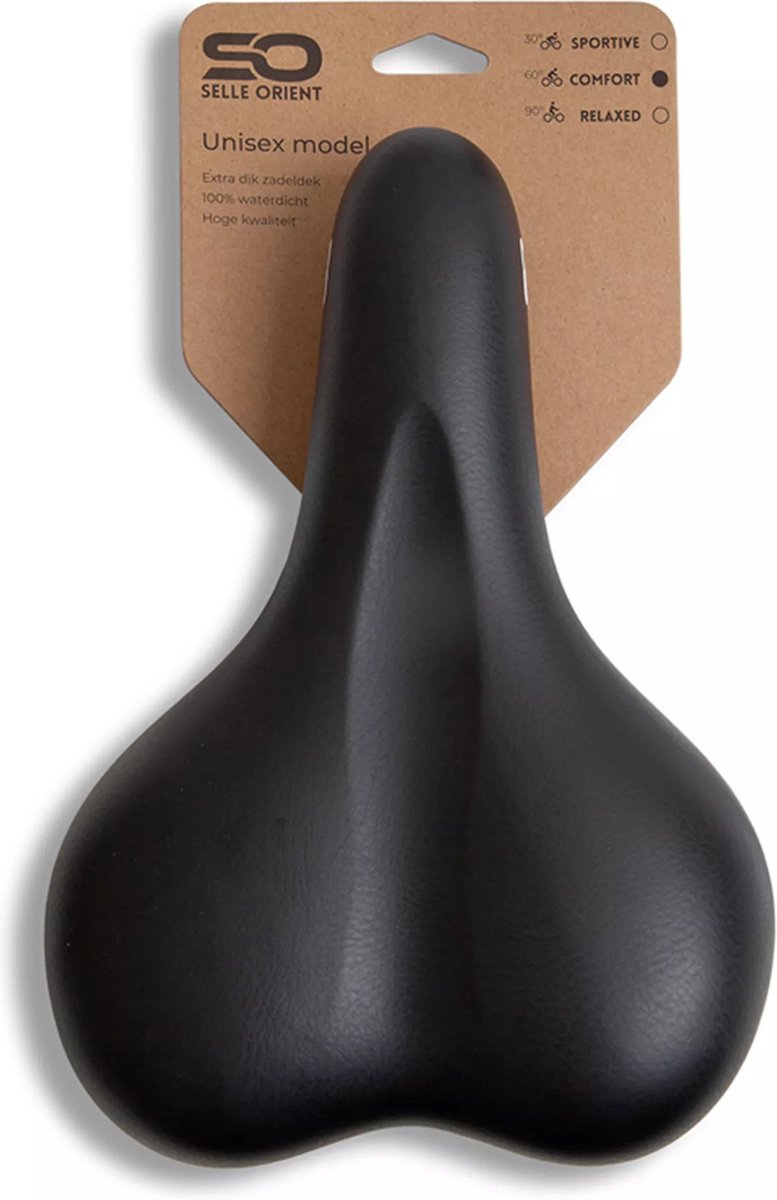 selle orient city sport zadel unisex 270 x 190 mm zwart