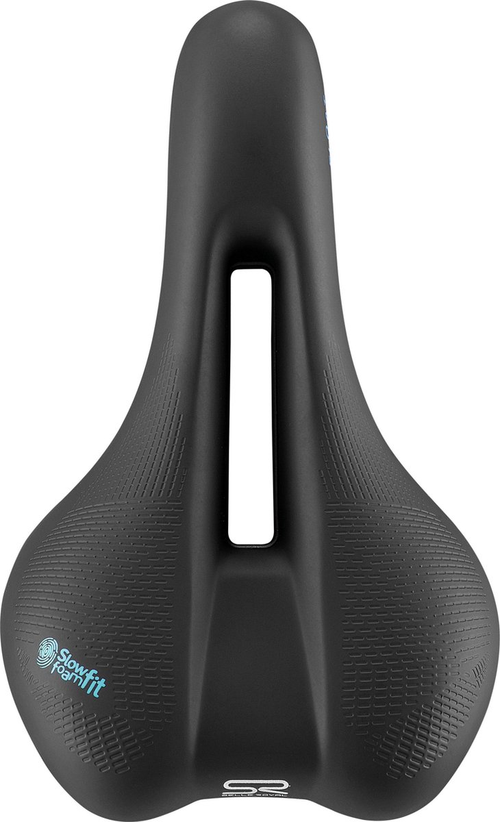 selle royal anatomisch fietszadel slow fit foam schokabsorberend sportieve rijpositie zwart