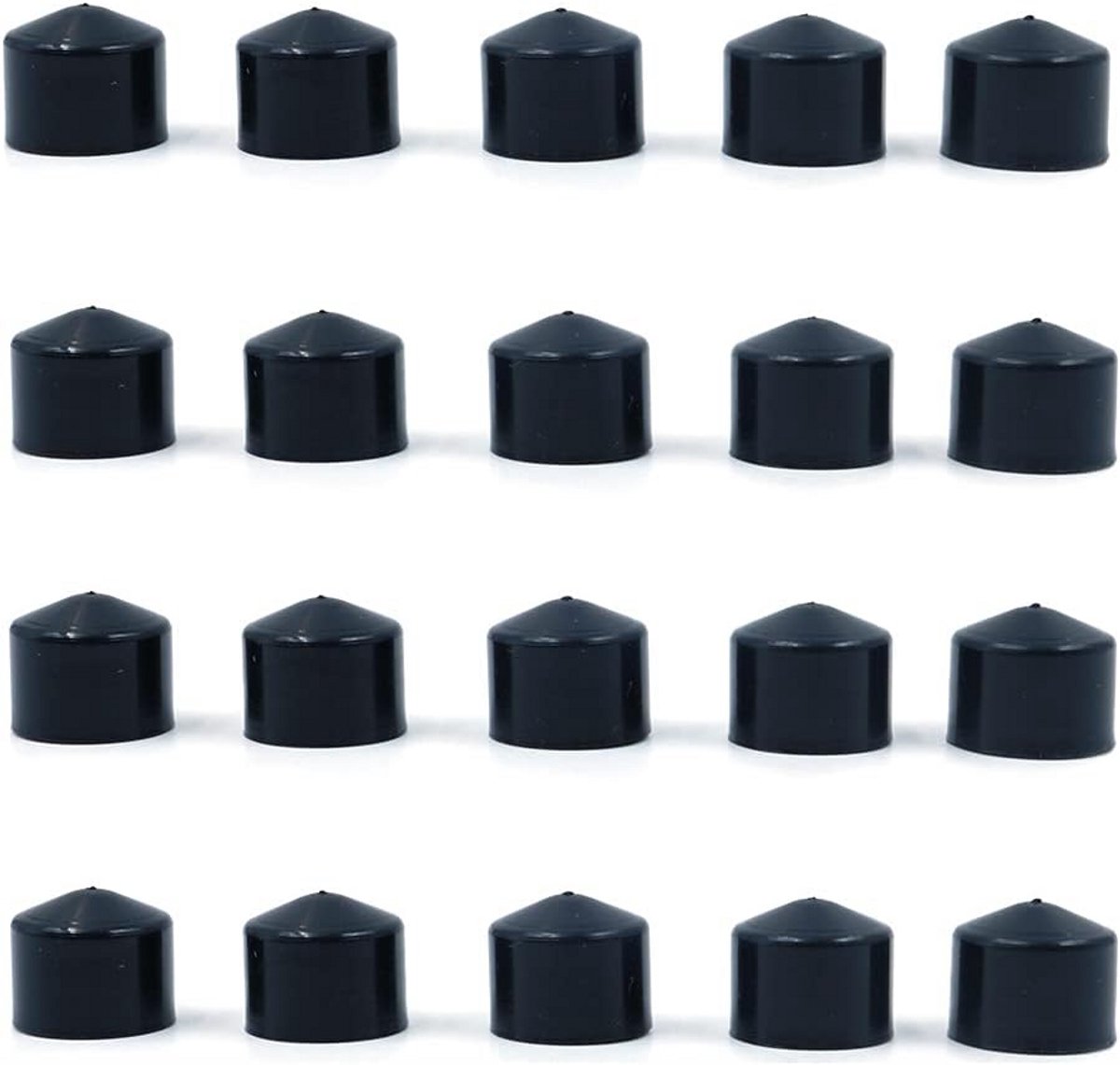 set van 20 vervangende pivot cups voor skateboard en longboard trucks 18mm