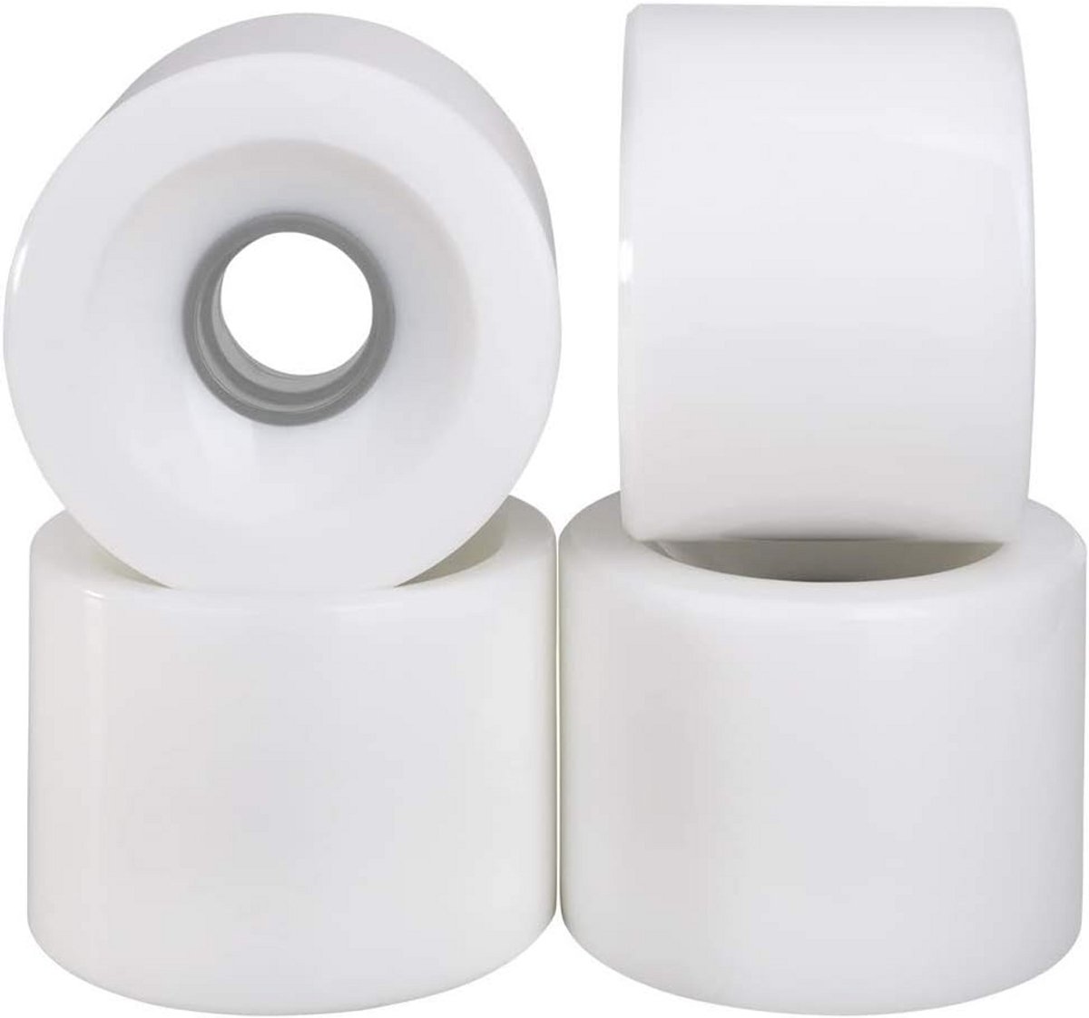 Set van 4 Longboard Skateboard Wielen 70mm - 78A PU Cruising Wheels Inclusief Lagers Skateonderdeel kopen online