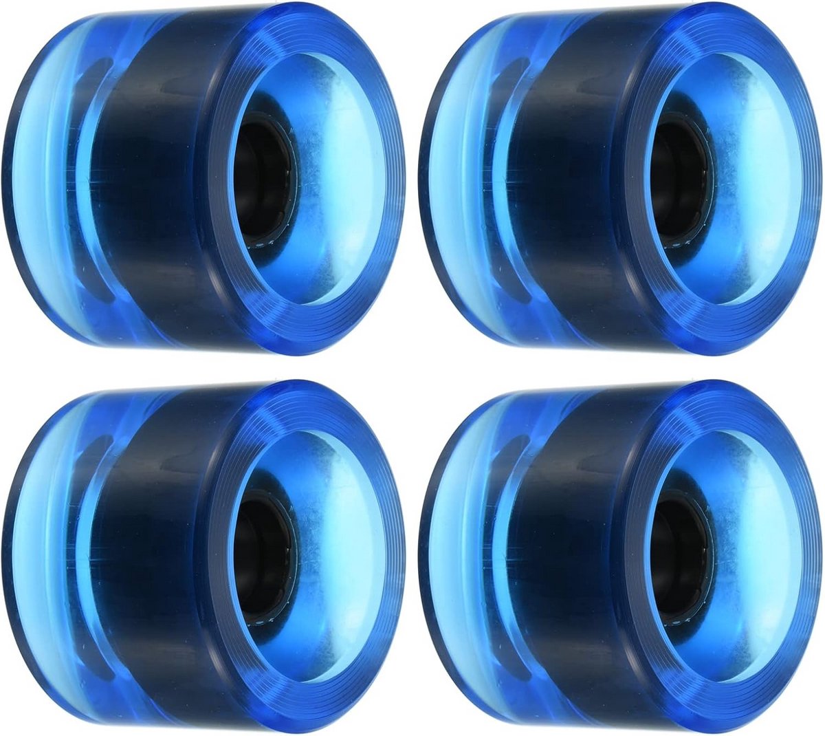 set van 4 longboard wielen 70mm 78a zachte cruiser wielen voor skateboard en street