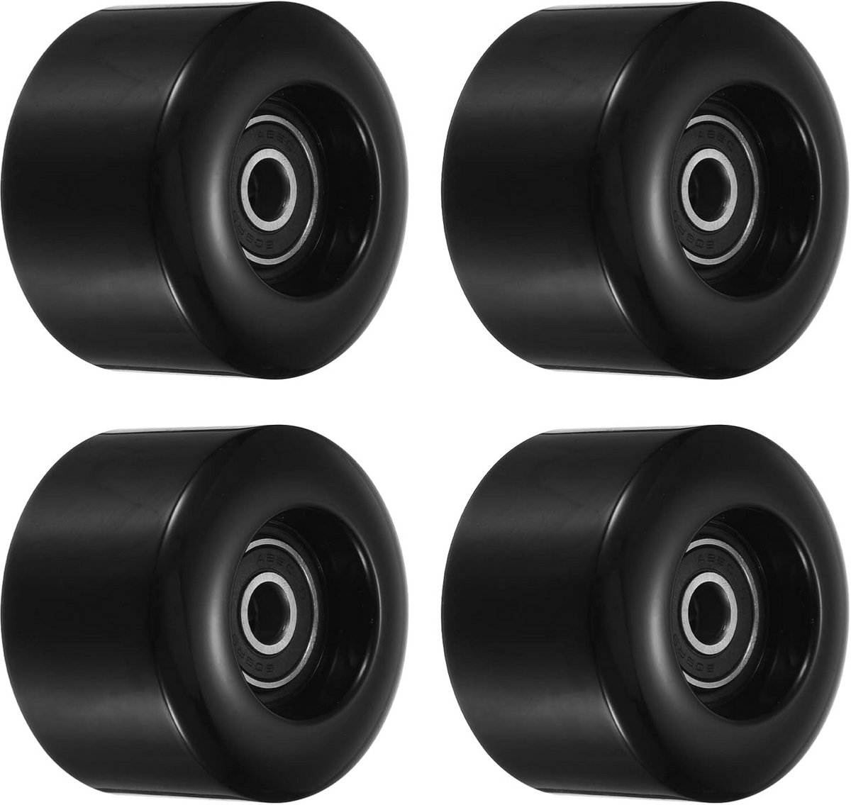 Set van 4 Skateboard Wielen 55mm met ABEC-9 Lagers - Geschikt voor Cruisers en Stuntsteps Skateonderdeel kopen online
