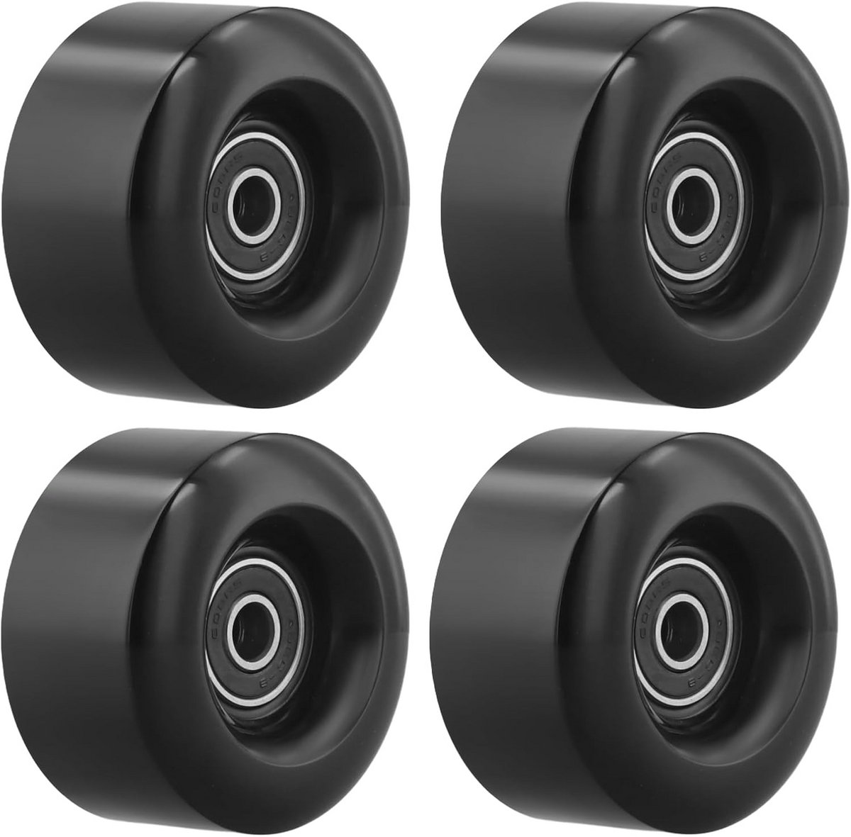 set van 4 slijtvaste wielen voor rolschaatsen en skateboard