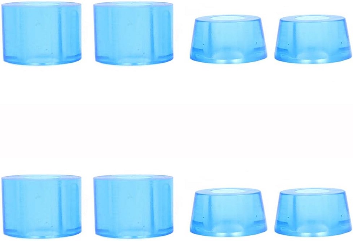 set van 8 skateboard en longboard truck bushings 92a universele set voor cruisers