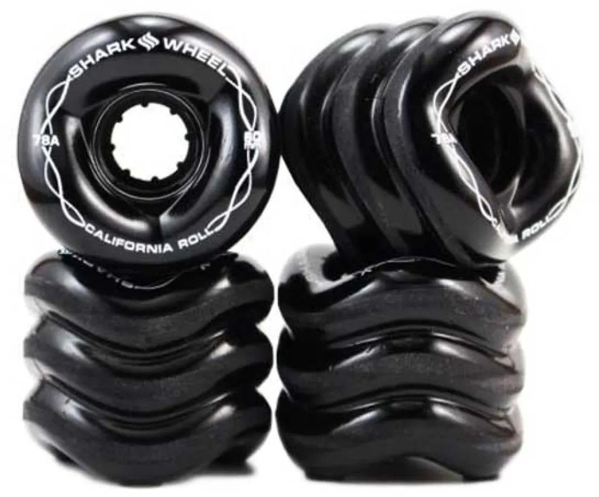 Shark Wheel California Roll Longboardwiel Zilver 60 mm/78A Skateonderdeel kopen online