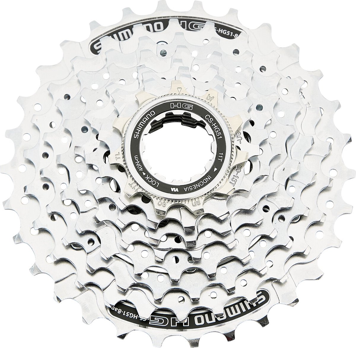 Shimano Casette Alivio Cs-hg51 8s 11-32t Zilver Fiets kopen online