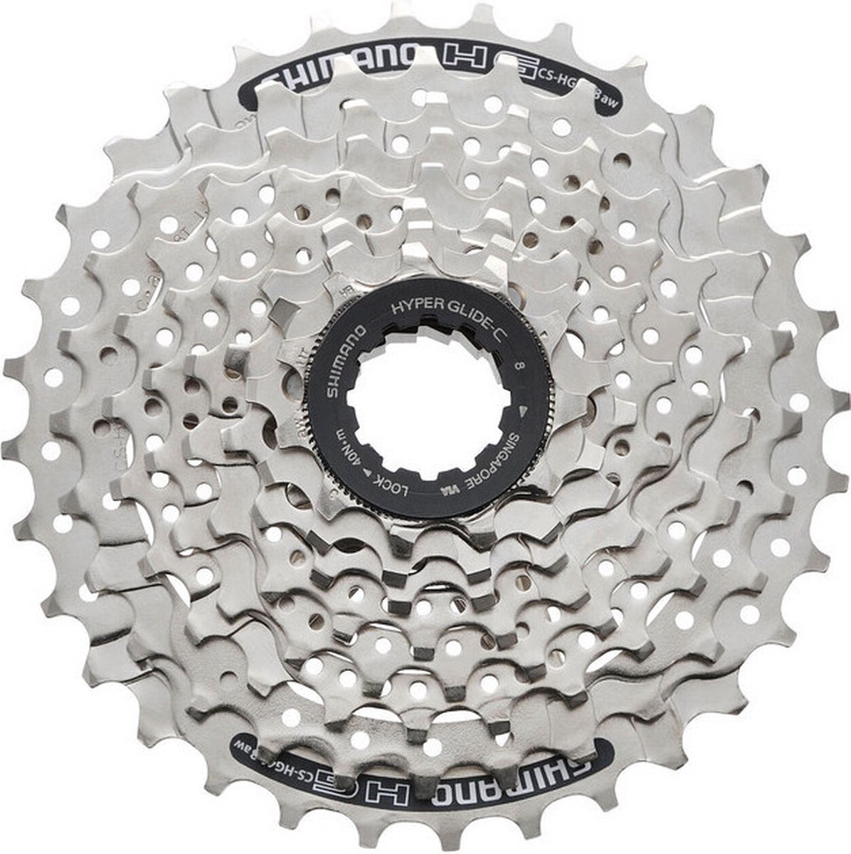 Shimano Cassette - 8 speed - Acera - HG41 - 11-32T - Zilver Fiets kopen online