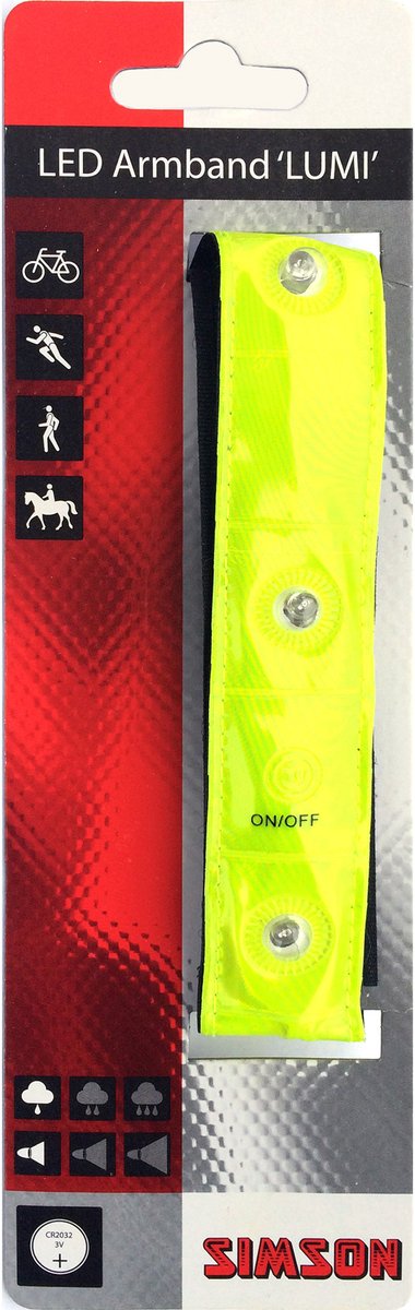 simson refl armband lumi led