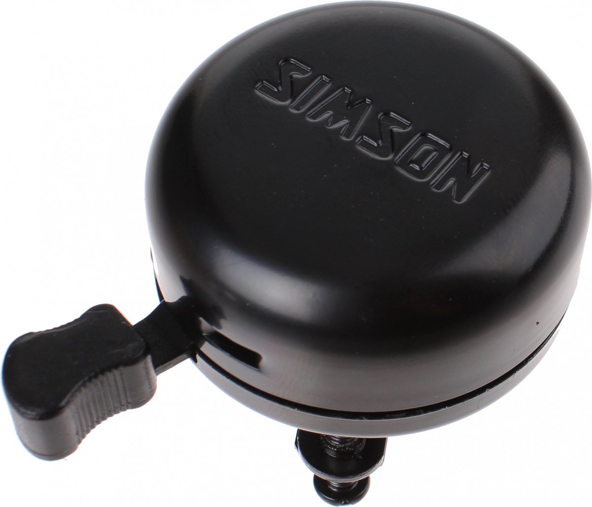 Simson Traditionele fietsbel - zwart staal - tijdloos ontwerp - heldere klank Fiets kopen online