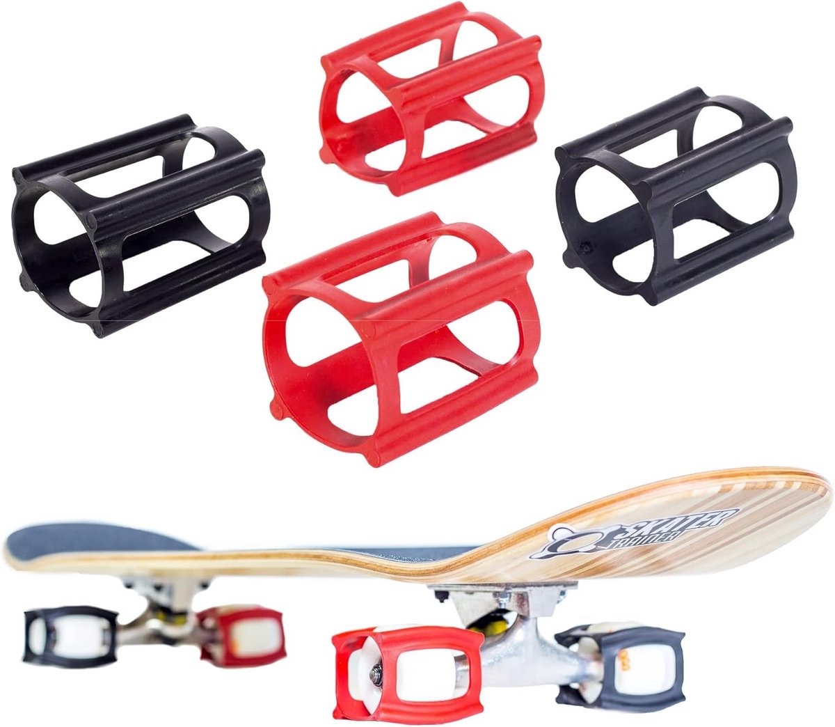 skateboard trainingswielen leer tricks zoals ollies kickflips geschikt voor alle leeftijden