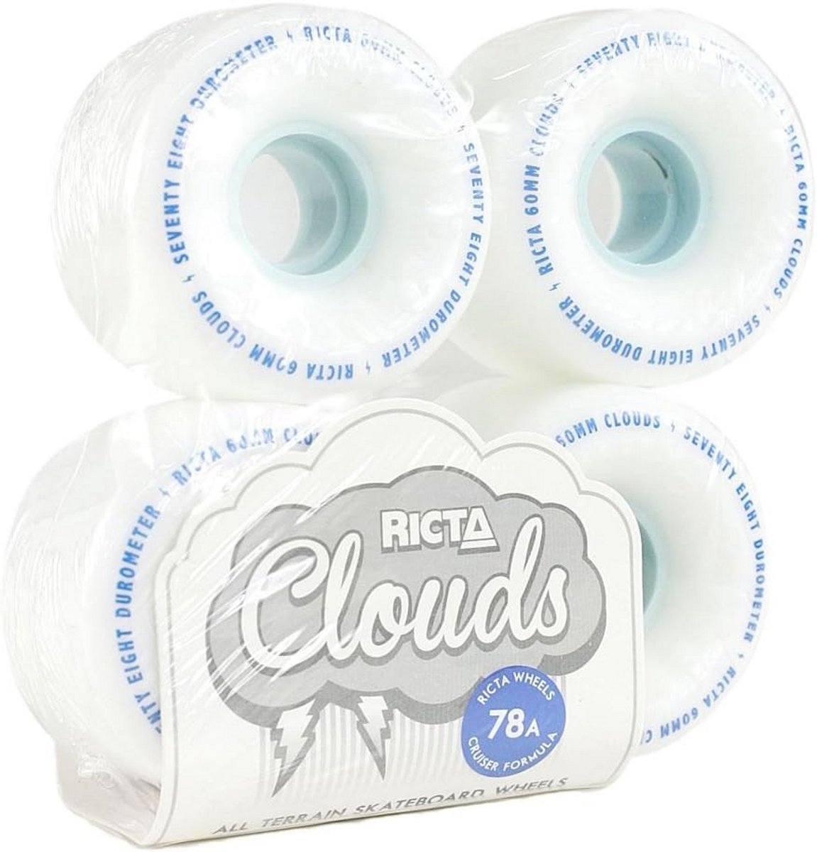 Skateboard Wielen 60mm Wit Blauw 78a Duurzaam Urethaan Skateonderdeel kopen online