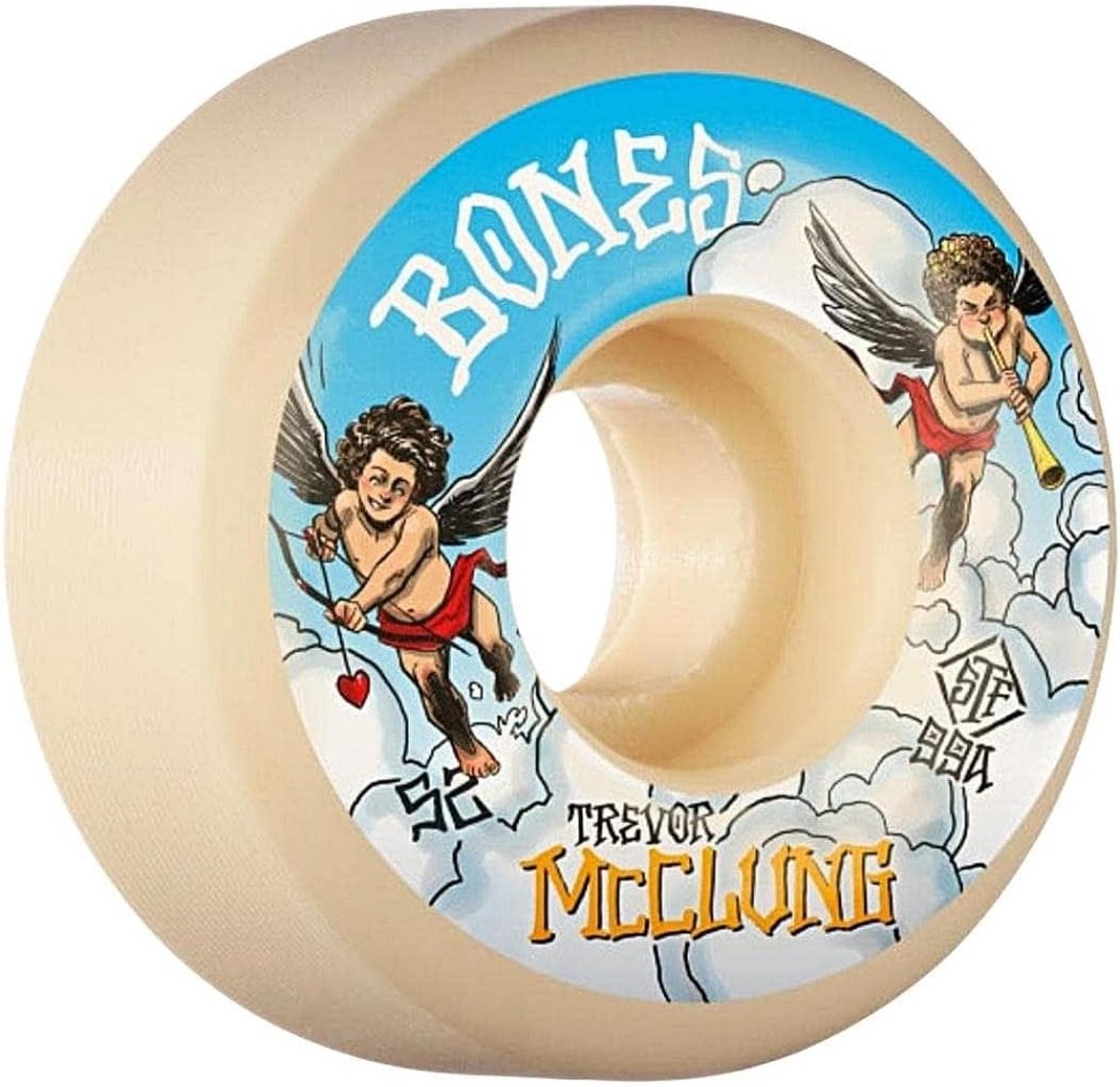 skateboard wielen 99a v1 wit 52mm duurzaam en hoge grip