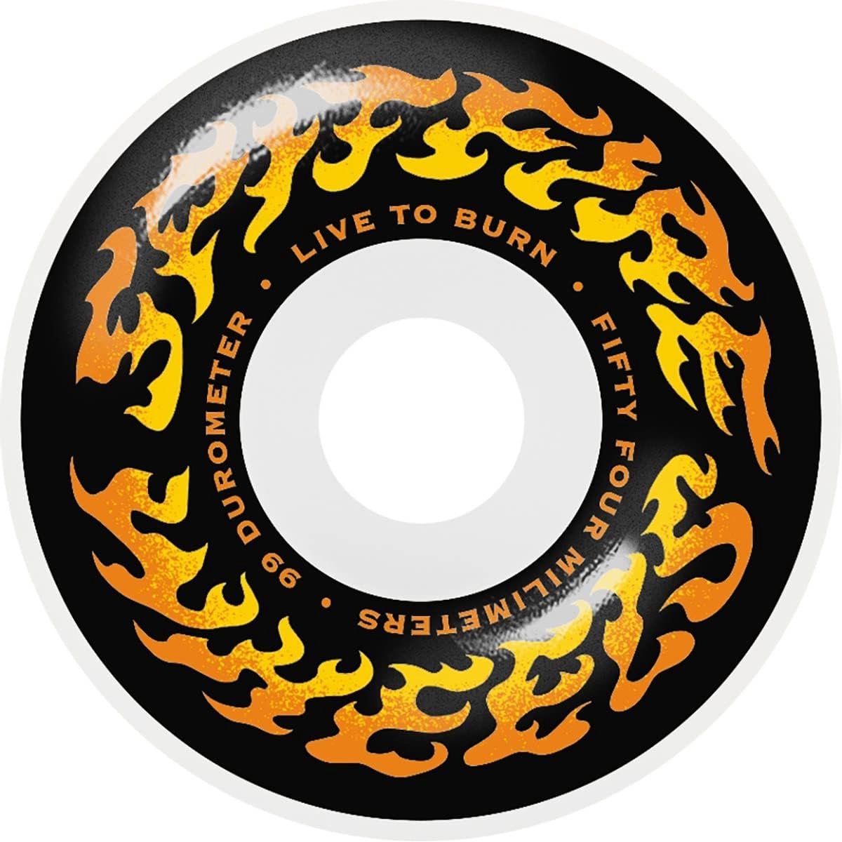 skateboard wielen set 54mm 99a duro klassiek model voor park en straat