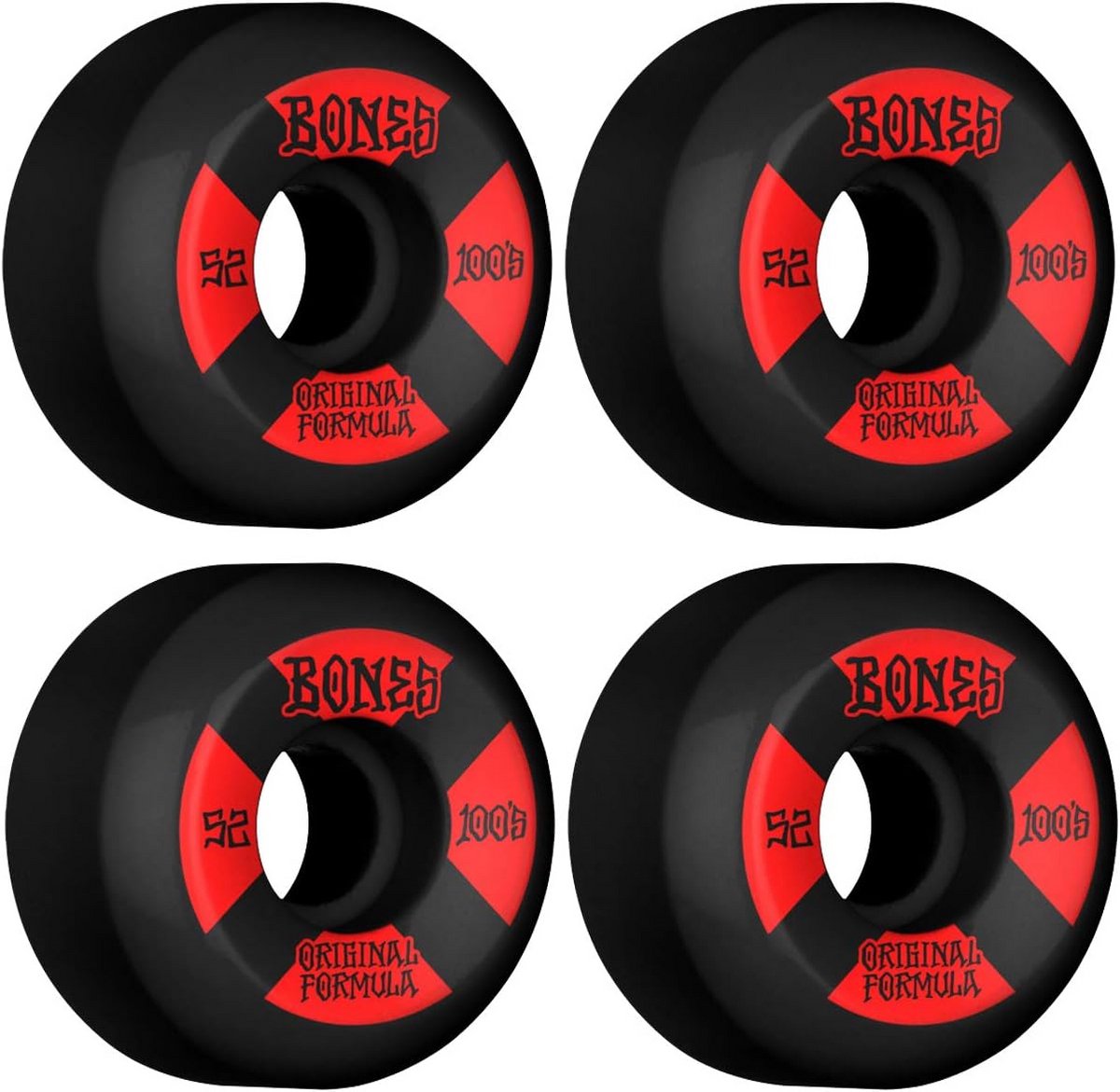 skateboard wielen set van 4 52mm 100s duurzaam wiel geschikt voor skateboarden
