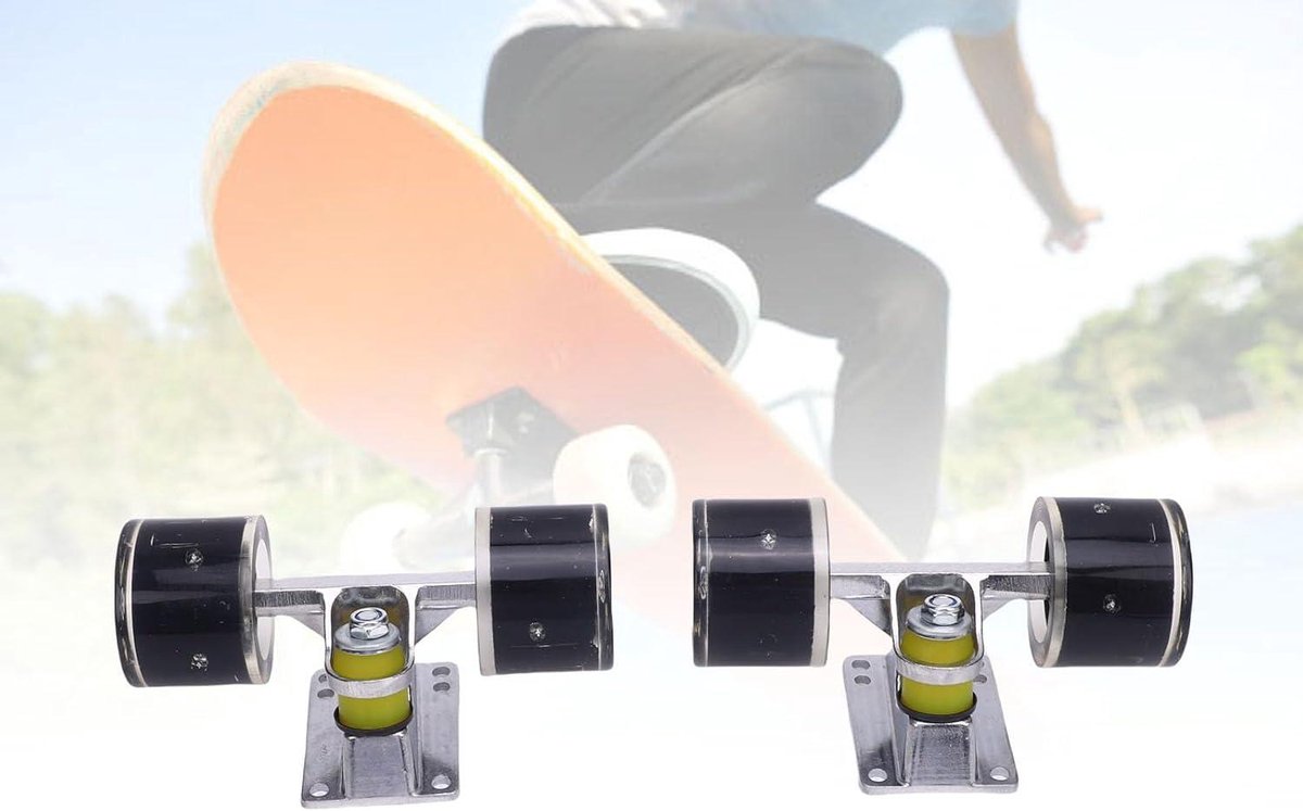skateboardtrucks en wielenset voor longboard 55 x 45 mm wielen combo set skateboardtrucks en wielen starter hardware voor cruiser duurzaam en veelzijdig