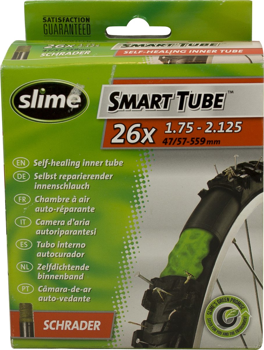 Slime - Binnenband Fiets - Auto Ventiel - 26 x 1.75 - 2.125 Fiets kopen online