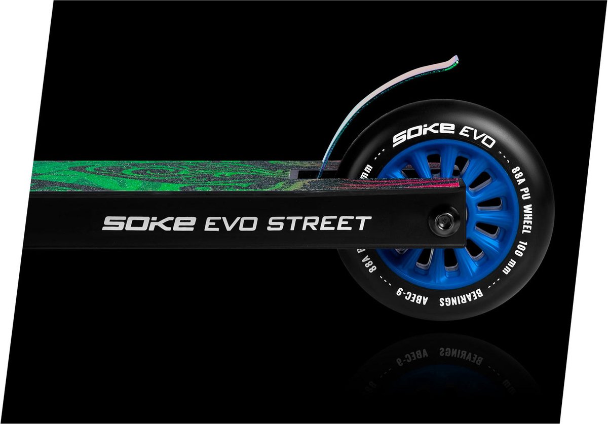 SOKE EVO straatzwarte neochrome stuntstep Step kopen online