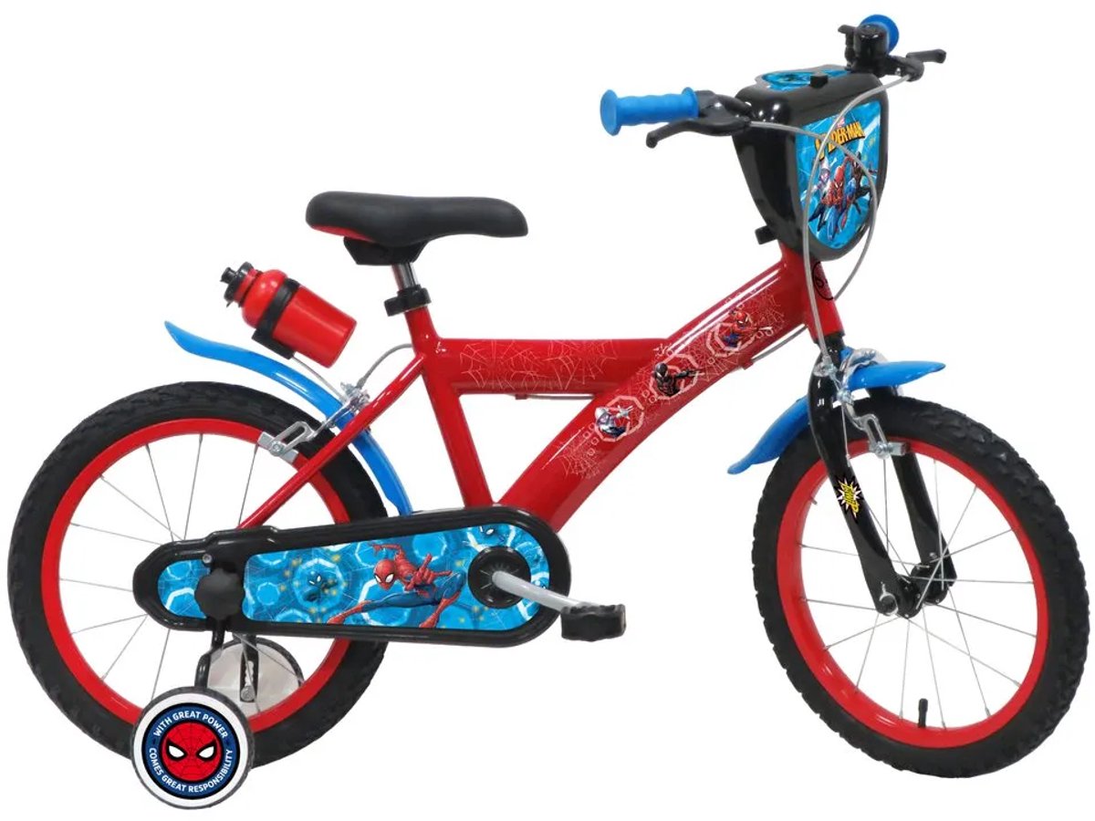 Spiderman 21741 16´´ Fiets Rood 4-6 Years Jongen Kinderfiets kopen online