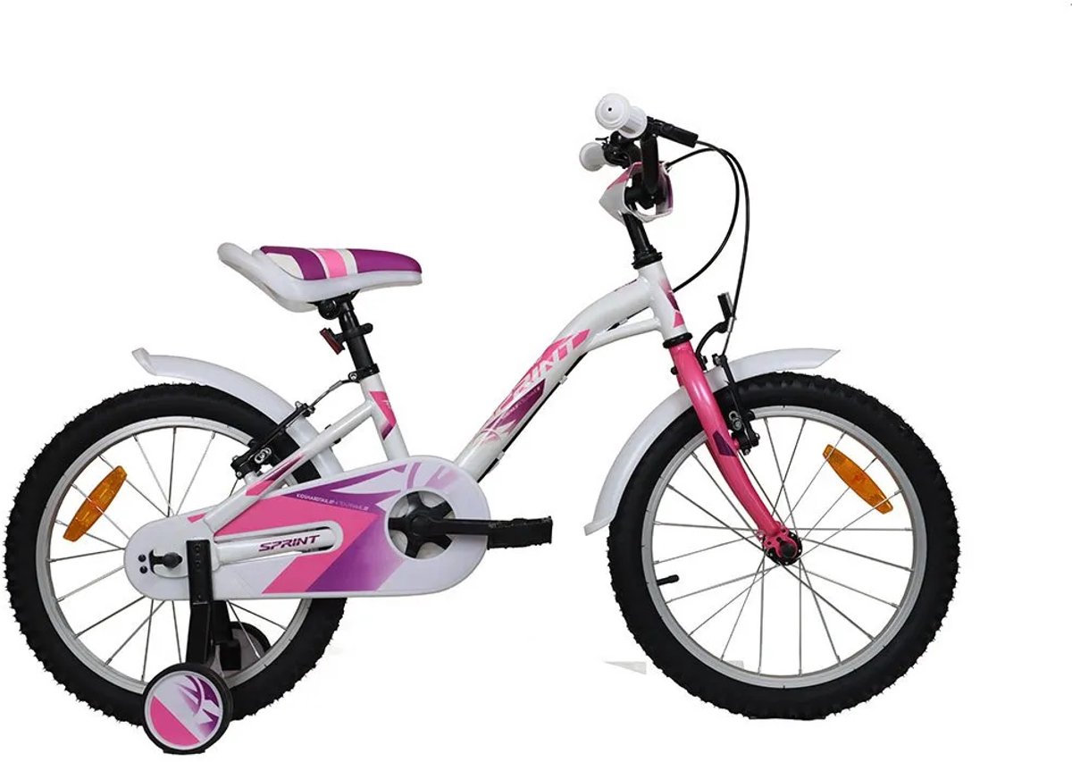 Sprint Alyce 18´´ Fiets Wit,Roze Jongen Kinderfiets kopen online