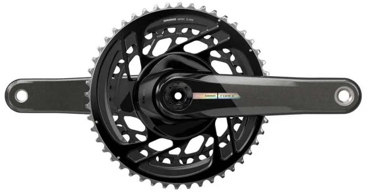 sram force d2 dub iridescent direct mount crankstel zilver 170 mm 50 37t