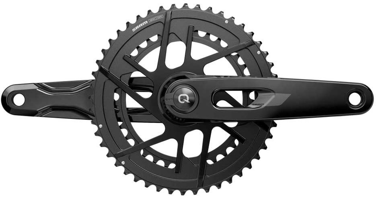 sram rival axs e1 dub dm crankstel met vermogensmeter zilver 170 mm 46 33t