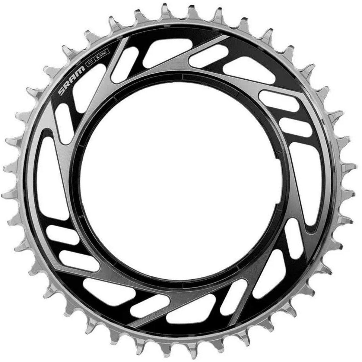 sram threaded mount x sync red e1 kettingblad zilver 42t