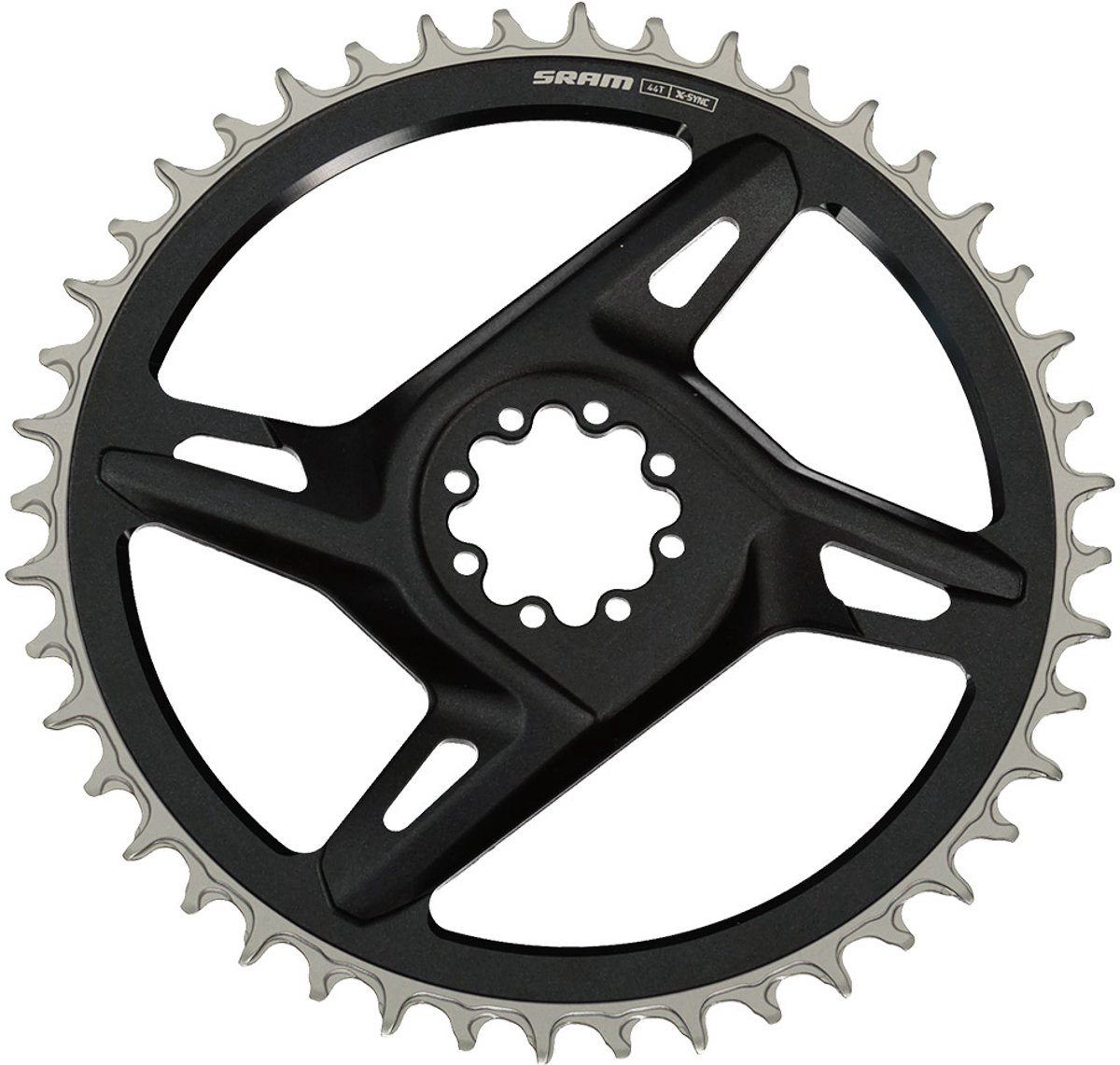 sram x sync red e1 direct mount kettingblad zilver 44t