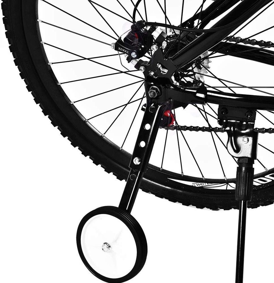 Stabilisatiewielen - Kinderfiets - Trainingswielen - Verstelbaar - Accessoires - 16 tot 22 Inch - Zwarte Trainingswielen - Universeel - Geschikt voor Kinderfietsen Kinderfiets kopen online