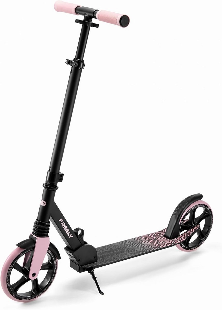 step met 3 wielen voor kinderen vanaf 3 jaar inklapbaar draagvermogen tot 100 kg roze