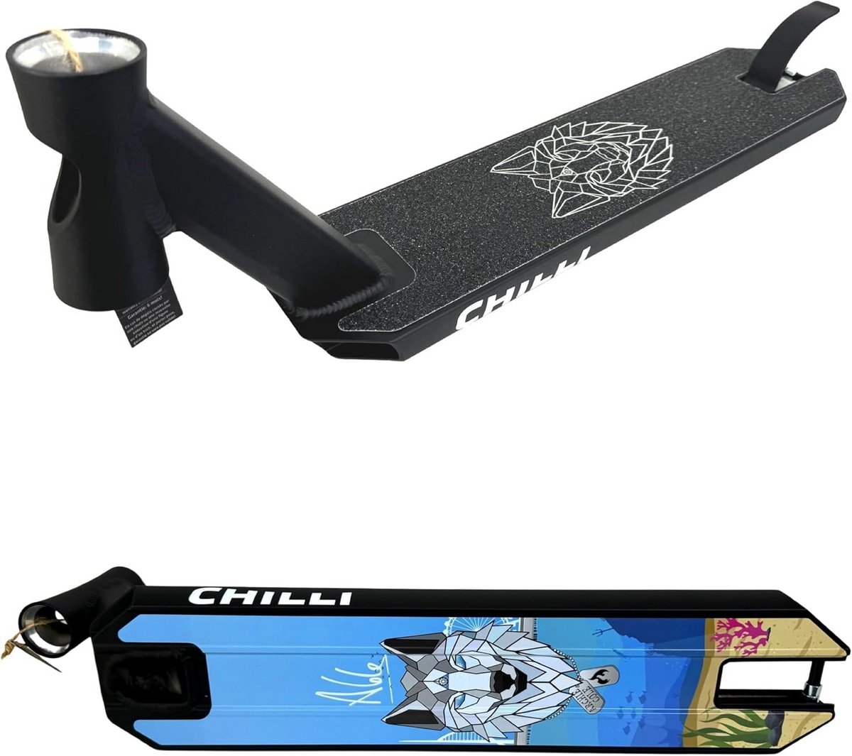 Stevig Stuntstep Deck Park Hybride - Hoge Kwaliteit Aluminium met Griptape Skateonderdeel kopen online