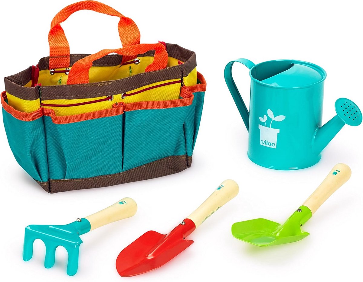 Stevige Kindertuinset voor Buiten Spelen Speelgoedkruiwagen kopen online